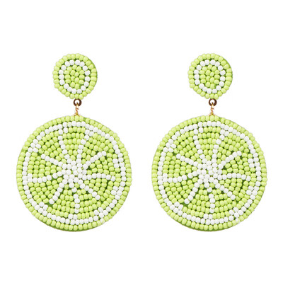 2019 New Arrival Summer Style Handmade Seed Beads Fruit Lemon Drop Earrings Personality Watermelon Earrings For Woman Party Gift
2019 New Arrival Summer Style Handmade Seed Beads Fruit Lemon Drop Earrings Personality Watermelon Earrings For Woman Party Gift