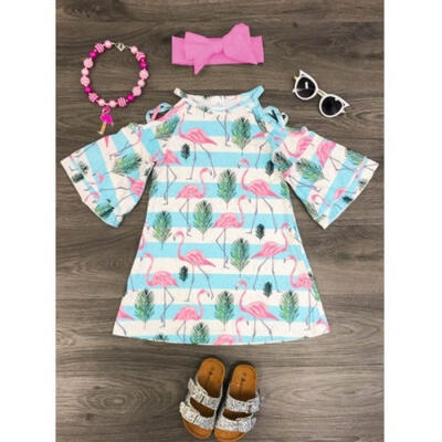 Toddler Girl Floral Dress Flamingo Flare Sleeve Off Shoulder Dresses SkirtsHeadbands Outfits
Toddler Girl Floral Dress Flamingo Flare Sleeve Off Shoulder Dresses SkirtsHeadbands Outfits