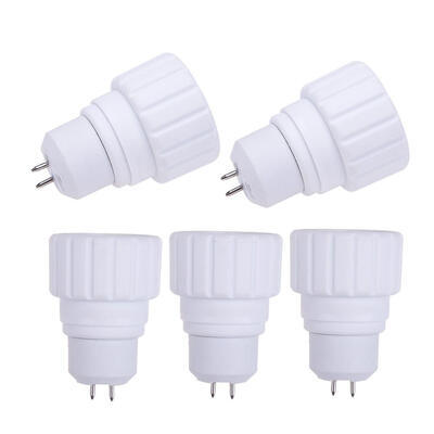 5pcs Heat Resistant MR16 to GU10 Base Lamp Holder Socket Converter Adapter