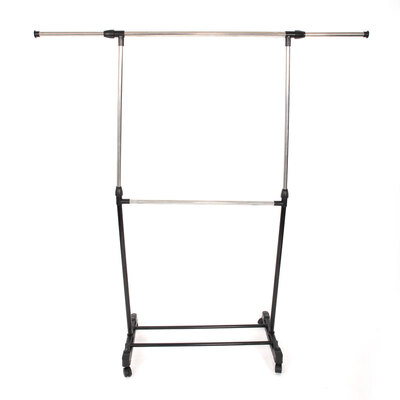 Removable Portable Adjustable Clothes Rack Single Bar Rail Hanging Garment Hanger
Removable Portable Adjustable Clothes Rack Single Bar Rail Hanging Garment Hanger