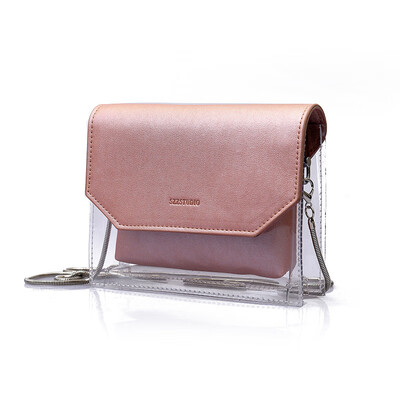 Summer Transparent Cute Small Women Messenger Bag Lady Pink Chain Shoulder Bag Mini Handbag&Purse Fashion Girl Crossbody Bag
Summer Transparent Cute Small Women Messenger Bag Lady Pink Chain Shoulder Bag Mini Handbag&Purse Fashion Girl Crossbody Bag