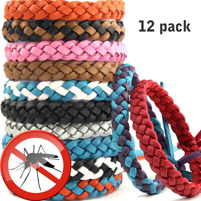 Siaonvr Mosquito Mosquito Repellent Bracelet 12 Pack Reusable Leather Adjustable 
Siaonvr Mosquito Mosquito Repellent Bracelet 12 Pack Reusable Leather Adjustable