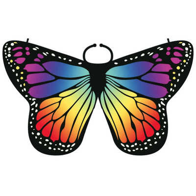 Children Girl Colorful Cloak Butterfly Cape Scarf Monarch Butterfly Cloak Wing Decoration Festive Party Supplies
Children Girl Colorful Cloak Butterfly Cape Scarf Monarch Butterfly Cloak Wing Decoration Festive Party Supplies