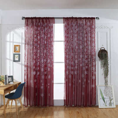 Nordic Home Window Curtain snowflake print semi-shade Transparent Curtain Decorative Drapery for bedroom livingroom office decor
Nordic Home Window Curtain snowflake print semi-shade Transparent Curtain Decorative Drapery for bedroom livingroom office decor