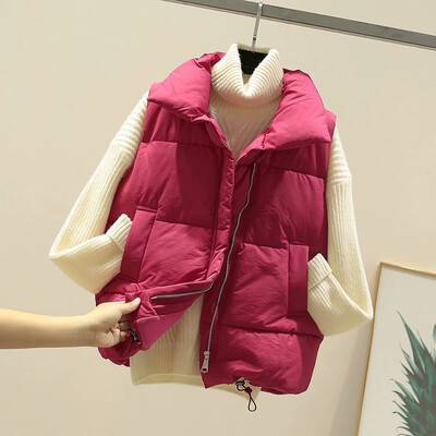 Toponeto Womens Winter Warm Outwear Stand Neck Sleeveless Pockets Vintage Oversize Coats
Toponeto Womens Winter Warm Outwear Stand Neck Sleeveless Pockets Vintage Oversize Coats