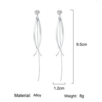 Korean Trend of Earrings in 2019 Silvery Stars geometry Round Irregularity Drop Earrings Crystal Long Party Jewery
Korean Trend of Earrings in 2019 Silvery Stars geometry Round Irregularity Drop Earrings Crystal Long Party Jewery