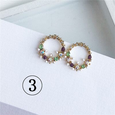 2019 latest design brand color flower earrings generous minimalist temperament fashion summer gift Korean earrings for women
2019 latest design brand color flower earrings generous minimalist temperament fashion summer gift Korean earrings for women