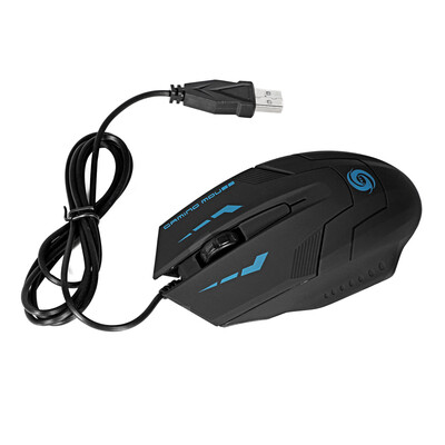 K059 USB 20 Wired 3D Optical LED Gaming Mouse 2400DPI for Laptop PC