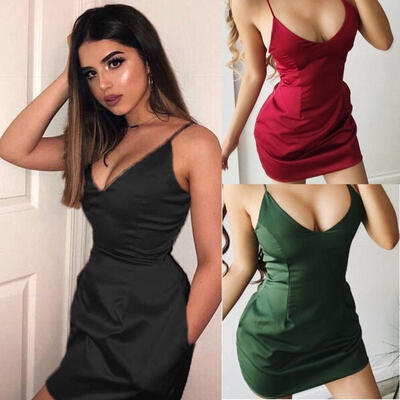 Sexy Women Dresses Casual Mini Evening Dress Deep V Sleeveless Cocktail Bodycon
Sexy Women Dresses Casual Mini Evening Dress Deep V Sleeveless Cocktail Bodycon