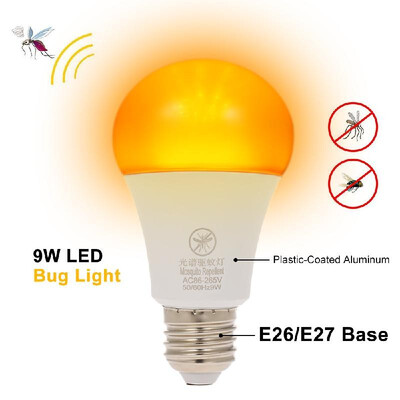 Yellow LED Bug Light Bulb No Blue Light Outdoor E2627 15W Mosquito Repellent Light Bulb No UV 570-590nm Wavelength Night Light fo
Yellow LED Bug Light Bulb No Blue Light Outdoor E2627 15W Mosquito Repellent Light Bulb No UV 570-590nm Wavelength Night Light fo