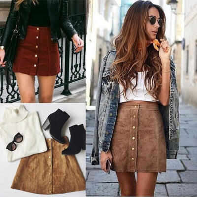 Fashion Women High Waist Lace Up Suede Leather Pocket Preppy Short Mini Skirt -XXL
Fashion Women High Waist Lace Up Suede Leather Pocket Preppy Short Mini Skirt -XXL