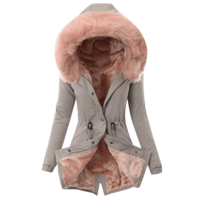 Tailored Ladies Fur Lining Coat Womens Winter Warm Thick Long Jacket Hooded Overcoat
Tailored Ladies Fur Lining Coat Womens Winter Warm Thick Long Jacket Hooded Overcoat