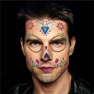 Toponeto Halloween Temporary Face Art Waterproof Mask Sugar Skull Tattoo Beauty Sticker
Toponeto Halloween Temporary Face Art Waterproof Mask Sugar Skull Tattoo Beauty Sticker
