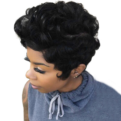 〖Follure〗Women Short Black Front Curly Hairstyle Synthetic Hair Wigs For Black Women
〖Follure〗Women Short Black Front Curly Hairstyle Synthetic Hair Wigs For Black Women