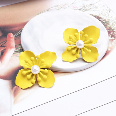 EK706 New Korean Style Spray Paint Big Flower Stud Earrings For Women Fashion Summer Accessories Elegant Sweet Jewelry Brincos
EK706 New Korean Style Spray Paint Big Flower Stud Earrings For Women Fashion Summer Accessories Elegant Sweet Jewelry Brincos
