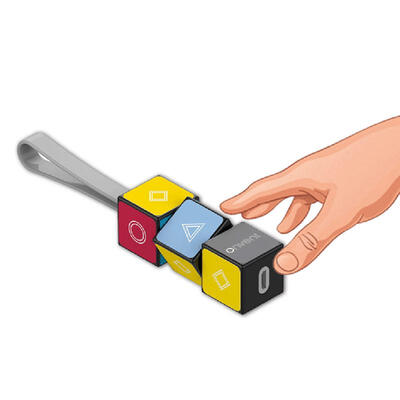 Portable Magic Cube Keychain USB Data Cable Fast Charging For IPhone
Portable Magic Cube Keychain USB Data Cable Fast Charging For IPhone