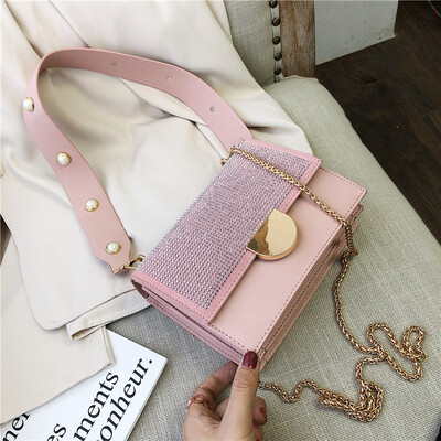 Qiao Bani 2019 new Korean chic fashion studded flip bag shoulder slant diagonal trend handbags a generation
Qiao Bani 2019 new Korean chic fashion studded flip bag shoulder slant diagonal trend handbags a generation