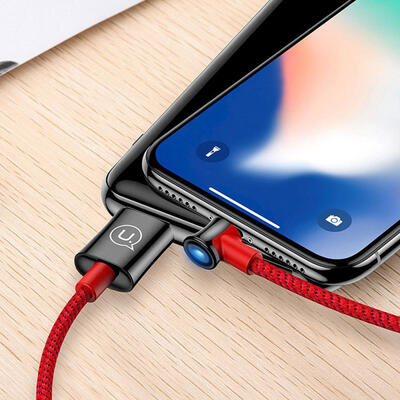 USAMS Mobile Phone Lightning Cable USB Charging Smart Power Off Bend Cables For IPhone
USAMS Mobile Phone Lightning Cable USB Charging Smart Power Off Bend Cables For IPhone