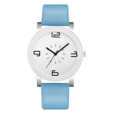 Simple Roman Numeral White Disc Ladies Current Popular Factor Temperament Wristwatch Watch Womens Watches Casual Clock