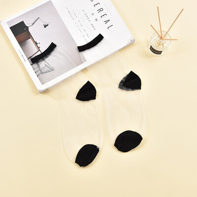 2019 Chic Fashion Ultrathin Transparent Crystal Lace Elastic Women Ladies Socks 
2019 Chic Fashion Ultrathin Transparent Crystal Lace Elastic Women Ladies Socks