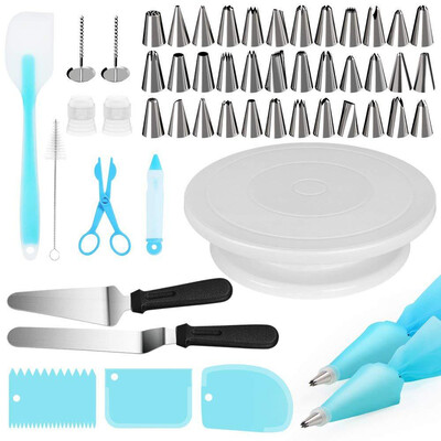 Turntable Decorating Mouth Kitchen Cake Tool 52pcs