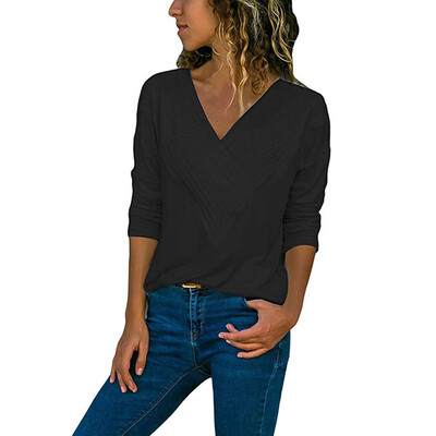Nomeni Womens Casual Wrap Front V Neck Long Sleeve Loose Fit Basic Blouse Shirt Tops
Nomeni Womens Casual Wrap Front V Neck Long Sleeve Loose Fit Basic Blouse Shirt Tops