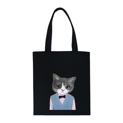 Tailored Fashion Women Canvas Printing Cute Cat Shoulder Bags Large Capacity Shopping Bag
Tailored Fashion Women Canvas Printing Cute Cat Shoulder Bags Large Capacity Shopping Bag