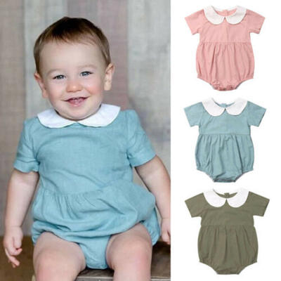 US Vintage Newborn Infant Baby Girls Short Sleeves Romper Summer Outfit Clothes
US Vintage Newborn Infant Baby Girls Short Sleeves Romper Summer Outfit Clothes