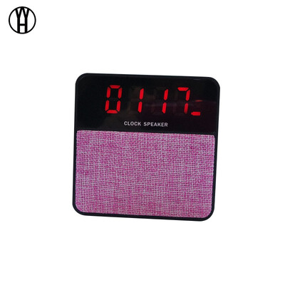 WH T1 Fabric Wireless portable Bluetooth Speaker Alarm clock radio MP3 player USB Speaker for phone computer Time monitor
WH T1 Fabric Wireless portable Bluetooth Speaker Alarm clock radio MP3 player USB Speaker for phone computer Time monitor
