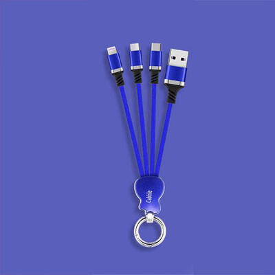 Keychain Multi Charger Cable 3 In 1 USB Charging Cable With Type C USB-C Micro USBLightning Ports For Android IPhone-025m
Keychain Multi Charger Cable 3 In 1 USB Charging Cable With Type C USB-C Micro USBLightning Ports For Android IPhone-025m