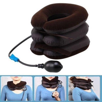 Fashion Useful Inflatable Air Pillow Cervical Neck Head Traction Soft Brace Device Set
Fashion Useful Inflatable Air Pillow Cervical Neck Head Traction Soft Brace Device Set