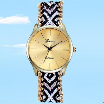 2018 Waves Design Fashion Women leather watch Women Knitted Weaved Rope Band Bracelet Quartz Dial Wrist Watch 233
2018 Waves Design Fashion Women leather watch Women Knitted Weaved Rope Band Bracelet Quartz Dial Wrist Watch 233