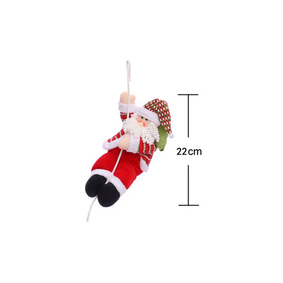 1PC Christmas Cloth Doll Pendant Xmas Santa Claus Climbing On Rope Ladder Christmas Trees Hanging Home Party Decoration
1PC Christmas Cloth Doll Pendant Xmas Santa Claus Climbing On Rope Ladder Christmas Trees Hanging Home Party Decoration