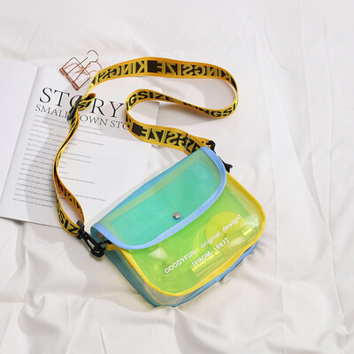 Summer small bag female new 2019 transparent jelly small square bag Korean fashion personality broadband shoulder Messenger bag
Summer small bag female new 2019 transparent jelly small square bag Korean fashion personality broadband shoulder Messenger bag