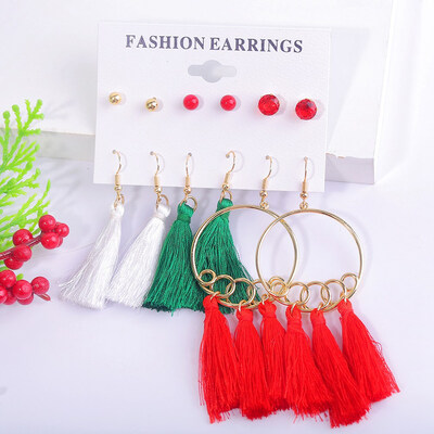 6 Pair\Set Christmas Tree Snowman Deer Bell Ear Stud Earrings Xmas Party Jewelry gifts
6 Pair\Set Christmas Tree Snowman Deer Bell Ear Stud Earrings Xmas Party Jewelry gifts