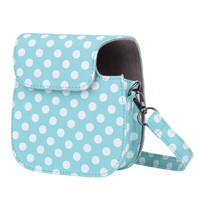 Compact Cute Lovely Canvas Protective Camera Bag Carrying Case Pouch Cover Protector Blue Wave Point Pattern w Shoulder Strap Alb
Compact Cute Lovely Canvas Protective Camera Bag Carrying Case Pouch Cover Protector Blue Wave Point Pattern w Shoulder Strap Alb