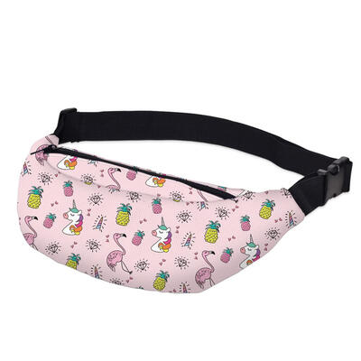 3D Animal Print Waterproof Shoulder Women Waist Fanny Belt Packs Chest Bags