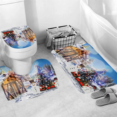 〖Follure〗3Pcs Christmas shower Curtain Bathroom Anti-slip Carpet Rug Toilet Cover Mat Set
〖Follure〗3Pcs Christmas shower Curtain Bathroom Anti-slip Carpet Rug Toilet Cover Mat Set