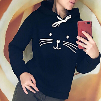 Tailored Women Ladies Autumn Cat Print Long Sleeve Sweatshirt Hooded Pullover Tops Shirt
Tailored Women Ladies Autumn Cat Print Long Sleeve Sweatshirt Hooded Pullover Tops Shirt