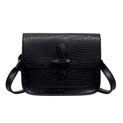 Alligator Pattern Shoulder Handbags Women Leather Square Crossbody Bags