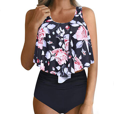 Roseonmyhand Women Two Pieces Bathing Suits Top Ruffled With High Waisted Bottom Bikini Set
Roseonmyhand Women Two Pieces Bathing Suits Top Ruffled With High Waisted Bottom Bikini Set