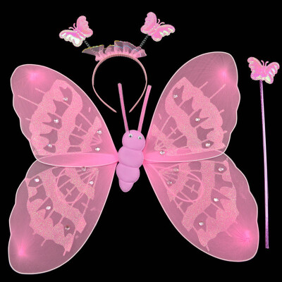 3Pcsset Cosplay Costume Lovely Clothing Princess Kids Girl Butterfly Wing Wand Headband Fairy Christmas Party Dress
3Pcsset Cosplay Costume Lovely Clothing Princess Kids Girl Butterfly Wing Wand Headband Fairy Christmas Party Dress