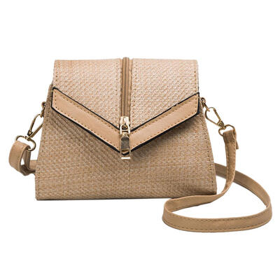 Straw Woven Shoulder Messenger Handbags Women Zipper Small Crossbody Bags 
Straw Woven Shoulder Messenger Handbags Women Zipper Small Crossbody Bags