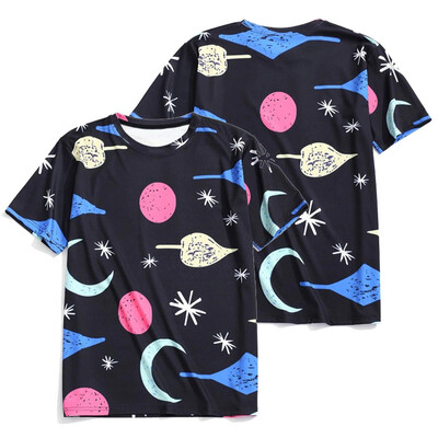 Toponeto Men Summer Fashion Casual Printing Short-Sleeve Plane-Moom T-Shirt Top Blouse
Toponeto Men Summer Fashion Casual Printing Short-Sleeve Plane-Moom T-Shirt Top Blouse