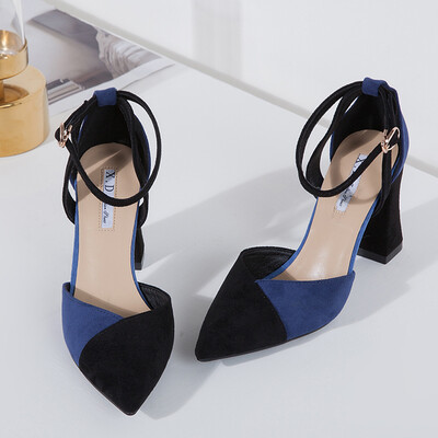 Single-buckled womens thick shoes with spring&summer 2019 color-colored bag-head sandals sexy thin sharp fresh heels
Single-buckled womens thick shoes with spring&summer 2019 color-colored bag-head sandals sexy thin sharp fresh heels