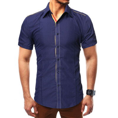 Tailored Men Fashion Solid Pathwork Style Design Smart Casual Shirts Tops Blouse
Tailored Men Fashion Solid Pathwork Style Design Smart Casual Shirts Tops Blouse