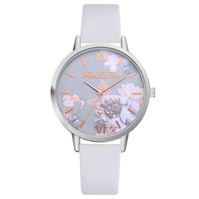 Fashion Womens Watches Printed Flower Dial Ladies Simple Quartz Wristwatch Leather Strap Clock Casual Dress Reloj Mujer
Fashion Womens Watches Printed Flower Dial Ladies Simple Quartz Wristwatch Leather Strap Clock Casual Dress Reloj Mujer