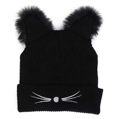 Cat Ear Hats Knitting Caps Women Girls Winter Autumn Warm Mini Beanies Skullies Cap Female Hat
Cat Ear Hats Knitting Caps Women Girls Winter Autumn Warm Mini Beanies Skullies Cap Female Hat