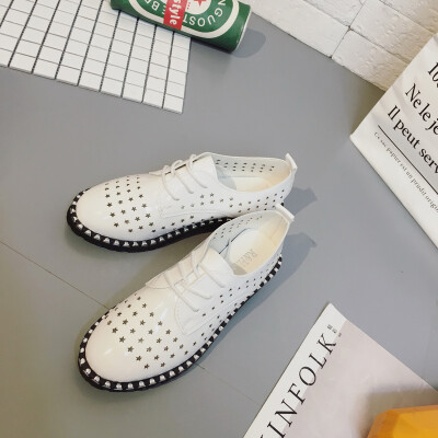 Brand Spring Women Platform Hollow Shoes Woman Net red PU vulcanized shoes Lace Up Footwear Female Oxford Shoes For Women
Brand Spring Women Platform Hollow Shoes Woman Net red PU vulcanized shoes Lace Up Footwear Female Oxford Shoes For Women