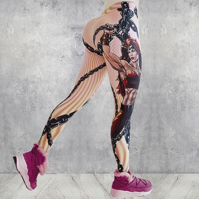 Explosive Ebay cross-border WISH digital print heroine warrior sweatpants yoga fitness leggings Photo
Explosive Ebay cross-border WISH digital print heroine warrior sweatpants yoga fitness leggings Photo